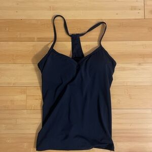 Navy Racerback Camisole Tank Top